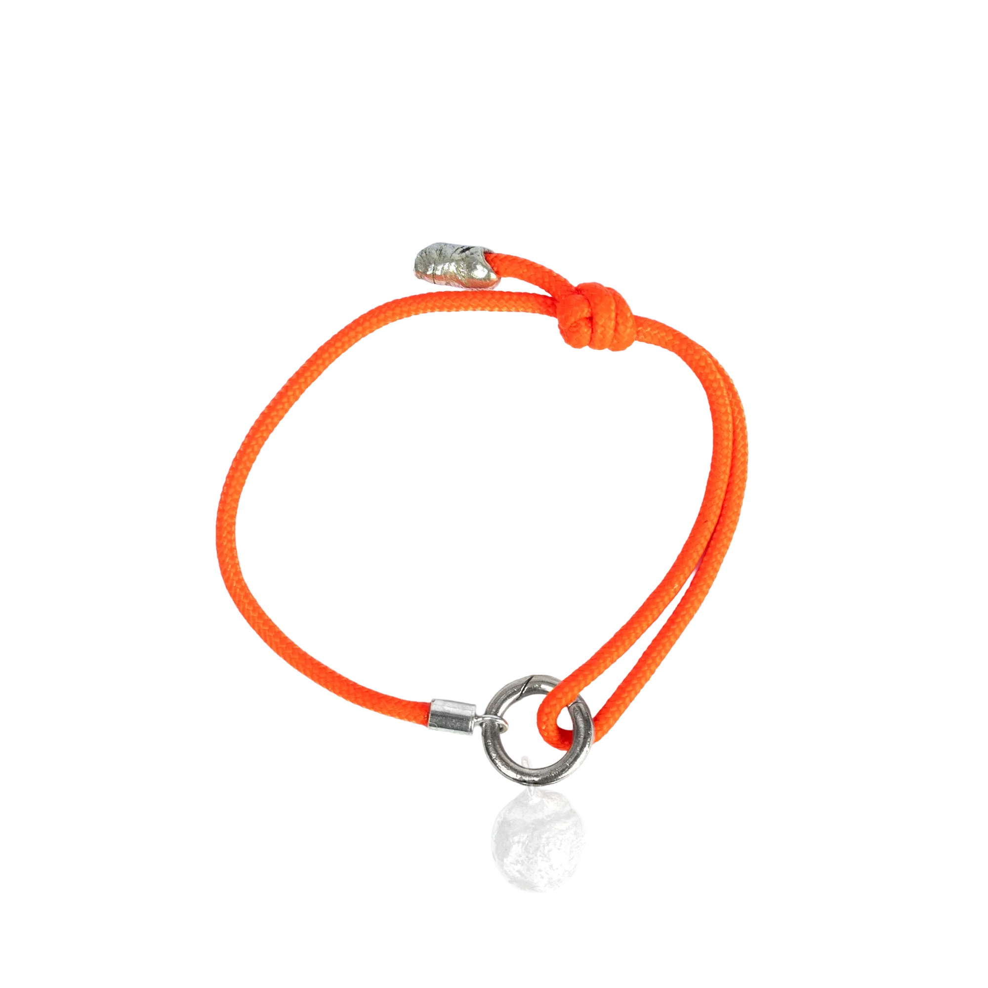 Orange silver band
